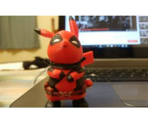 Deadpool Pikachu 1 File 3D Models