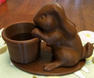 Easter Bunny Planter 3D Models
