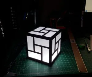 Japanese Style Light Box 3D Models
