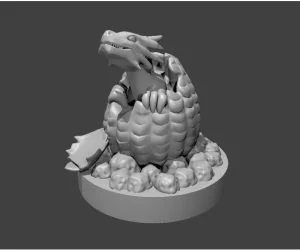 Baby Dragon Hatching 3D Models