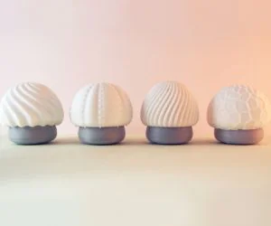 Shroomies Electronic Tea Light Holders 3D Models