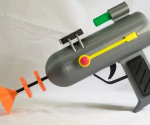 Ricks Laser Gun From Rick And Morty 3D Models