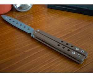 Benchmade 62 Balisong Butterfly Knife M3 Fasteners 3D Models