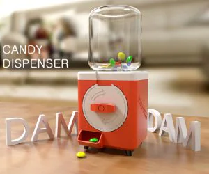 Damdam Candy Dispenser 3D Models