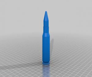 .50 Caliber Bmg Bullet 3D Models