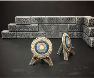 Delving Decor Archery Target 28Mmheroic Scale 3D Models