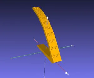 Overhang Angle Test Object 3D Models