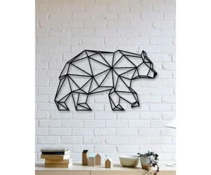 Bear Wall Sculpture 2D Ii 3D Models