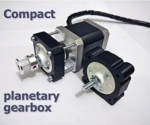 Compact Planetary Gearbox 3D Models