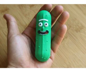 Multicolor Pickle Rick Rick And Morty 3D Models