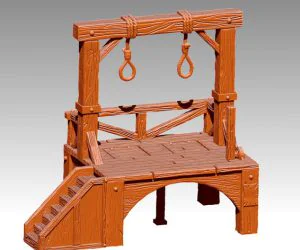 Gallows 28Mm Scale 3D Models