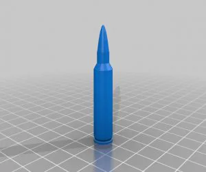 5.56 Nato Bullet Replica 3D Models