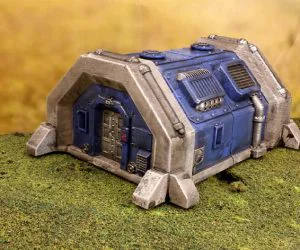 Scifi Barracks Bunker 28Mm 3D Models