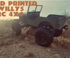 3D Printed Willys Rc 4X4 3D Models