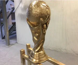 Fifa World Cup Trophy Solid Verison 3D Models
