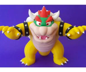 Bowser From Mario Games Multicolor 3D Models