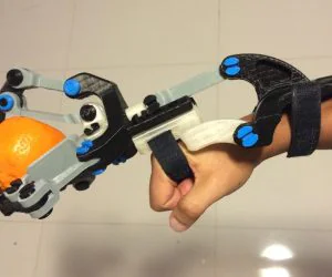 Black Ram Hand Roboticprosthetic Hybrid Mark V 3D Models