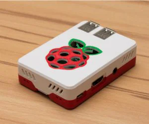 Malolos Screwless Snap Fit Raspberry Pi 3 Model B Case Stands 3D Models