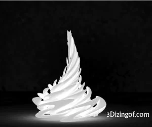 Flames Lamp Shade By Dizingof 3D Models