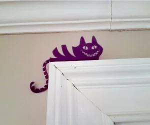 Cheshire Cat Door Stand 3D Models
