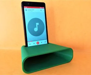 Phone Amplifier Pasive Speaker 3D Models