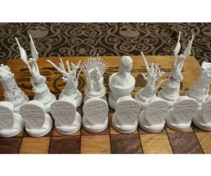 Got Inspired Chess Board 3D Models