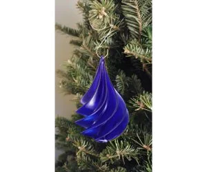 Christmas Tree Spiral Ornament 3D Models