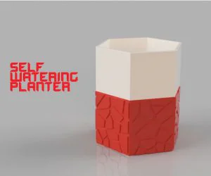 Selfwatering Planter 2 3D Models