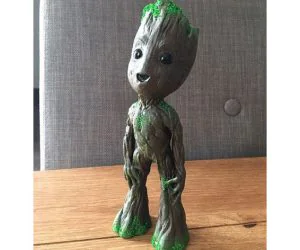 Baby Groot Standing Up 3D Models