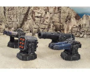 Big Guns A 3D Models