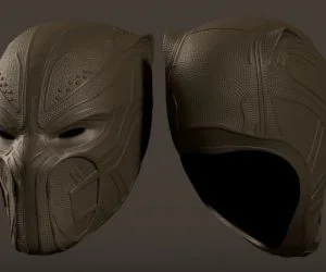 Killmonger Helmet Black Panther 3D Models
