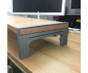 Monitor Stand Using Ikea Shelf 3D Models