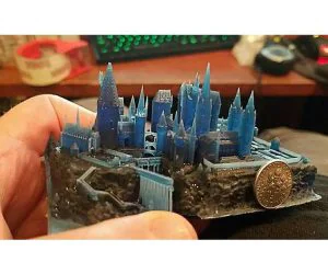 Hogwarts Castle Music Box Holder Compilation 3D Models