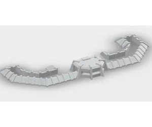 Warhammer 40K Defence Wall 3D Models