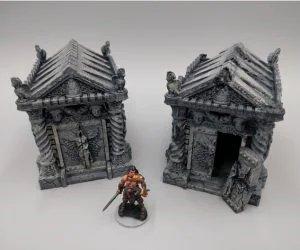 Tomb Ruined And Intact 28Mm Gaming 3D Models