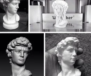 Statue Of David Head 3D Models