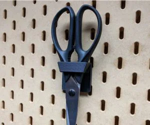 Scissors Holder For Ikea Skadis 3D Models