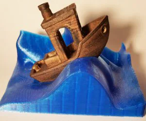 Wave Stand For The 3Dbenchy The Jolly 3D Printing Torturetest 3D Models