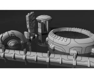 Tech Terrain 3D Models