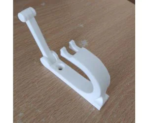 Cable Organiser Latched Hook 3D Models