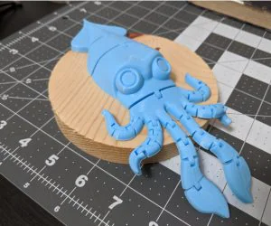 Flexi Squid 3D Models