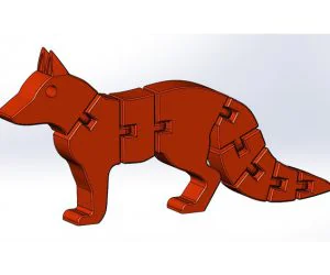 Flexi Fox 3D Models