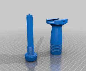 Airsoft Foregrip 3D Models