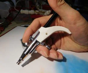 Airbrush Gun Handle 3D Models