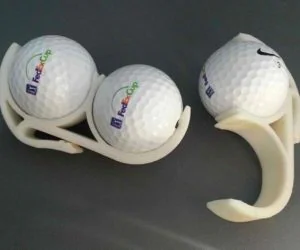 Golf Ball Belt Clip 3D Models