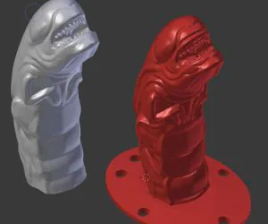 Alien Chestburster Halloween Prop 3D Models