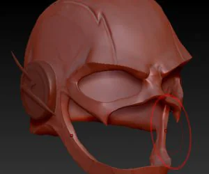 The Flash Helmet 3D Models