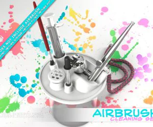 Airbrush Cleaner Set 3D Models