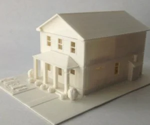 Twostory Spec House 3D Models