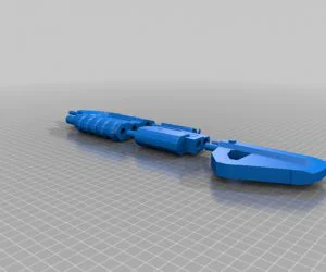Halo Assault Rifle Precut 3D Models